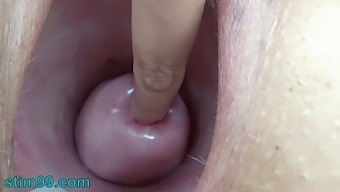 German Girl Indulges In Extreme Penetration With Nettles And Rod Flowers