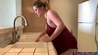 Stepmother And Stepson'S Intimate Kitchen Moment