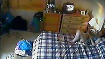 Secretly Recorded Footage Of My Mature Mother Indulging In Self-Pleasure While Watching My Adult Content