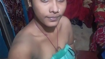 Indian Village Girl With Big Natural Boobs In Solo Selfie