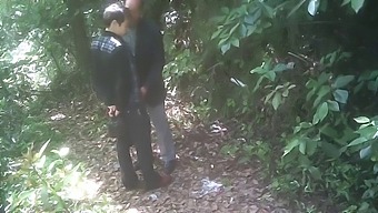 Gay Park Cruising With Chinese Amateur And Daddy