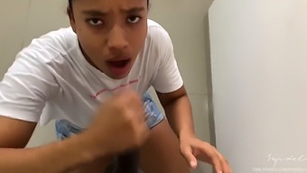A Black Girl With A Big Ass Secretly Gives Her Boyfriend'S Friend A Blowjob And Almost Gets Caught In High Definition
