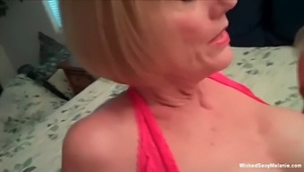 Mature Blonde Bombshell Gives A Mind-Blowing Blowjob