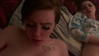 Exclusive Threesome With Two Girls And A Dick