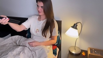 Step Mother Gets Caught By Step Son While Masturbating Her Big Penis