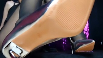 Goddess Rebecca Diamante Humiliates And Licks Her Sub'S Soles