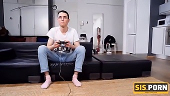 Skinny Girl Gets Punished For Annoying Her Stepbrother