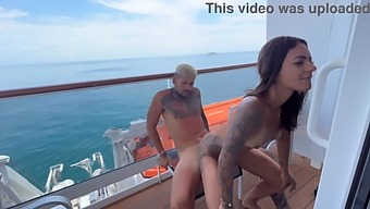 Relaxing Delightfully On The Neymar'S Boat Ride