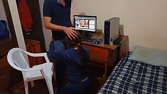 Maid Interrupts My Private Masturbation Session And Is Shocked By What She Sees