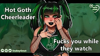 Amateur Goth Cheerleader Gets Rough In Pov Sex Tape