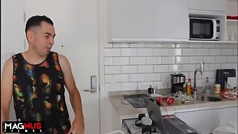 A Latina Woman Engages In Sexual Intercourse With Her Partner