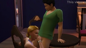Passionate Romance Begins With A First Date At A Restaurant