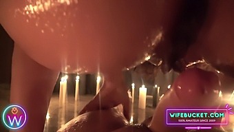 Intense Couple Explores Threesome With Busty Milf In Homemade Valentine'S Day Video