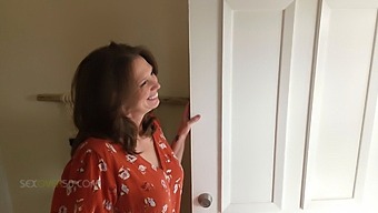 Mature Milf Surprises By Her Landlord With A Package Leading To Intense Oral And Penetrative Sex Resulting In A Mouthful Of Cum.
