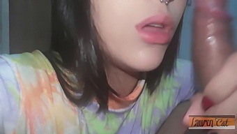 A Brunette From Brazil Receives A Mouthful Of Cum