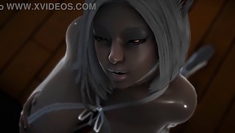 Horny Rabbit Costume-Clad Girl Craves A Large And Girthy Penis