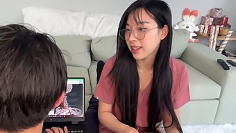 Medical Student Elle Lee'S Intimate Lesson With Her Tutor In Pov