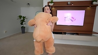 Young Brunette Teen Submits To Big Cock And Female Ejaculation
