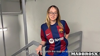 Interracial Penetration And Anal Action In The Corridors Of A Football Stadium