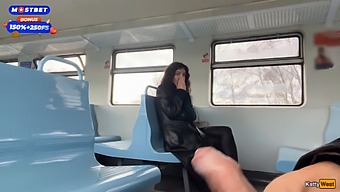 A Man Who I Had Just Met Assisted Me In Reaching An Orgasm On A Public Train And He Even Went Further And Walked Around The Train Carriages With Cum On His Face – A Cumwalk.