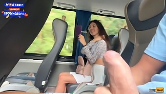 Public Transportation Becomes A Porn Set As A Man Masturbates In Front Of Everyone.