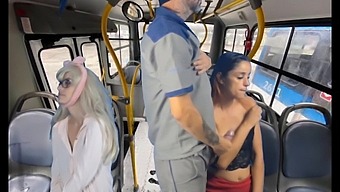 Dangerous Public Masturbation On The Bus