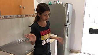 My Stepsister Gives Me A Blow Job In The New House That My Parents Bought For Us.
